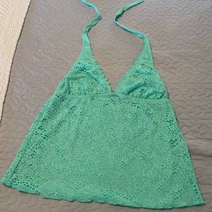 Mint green tankini top